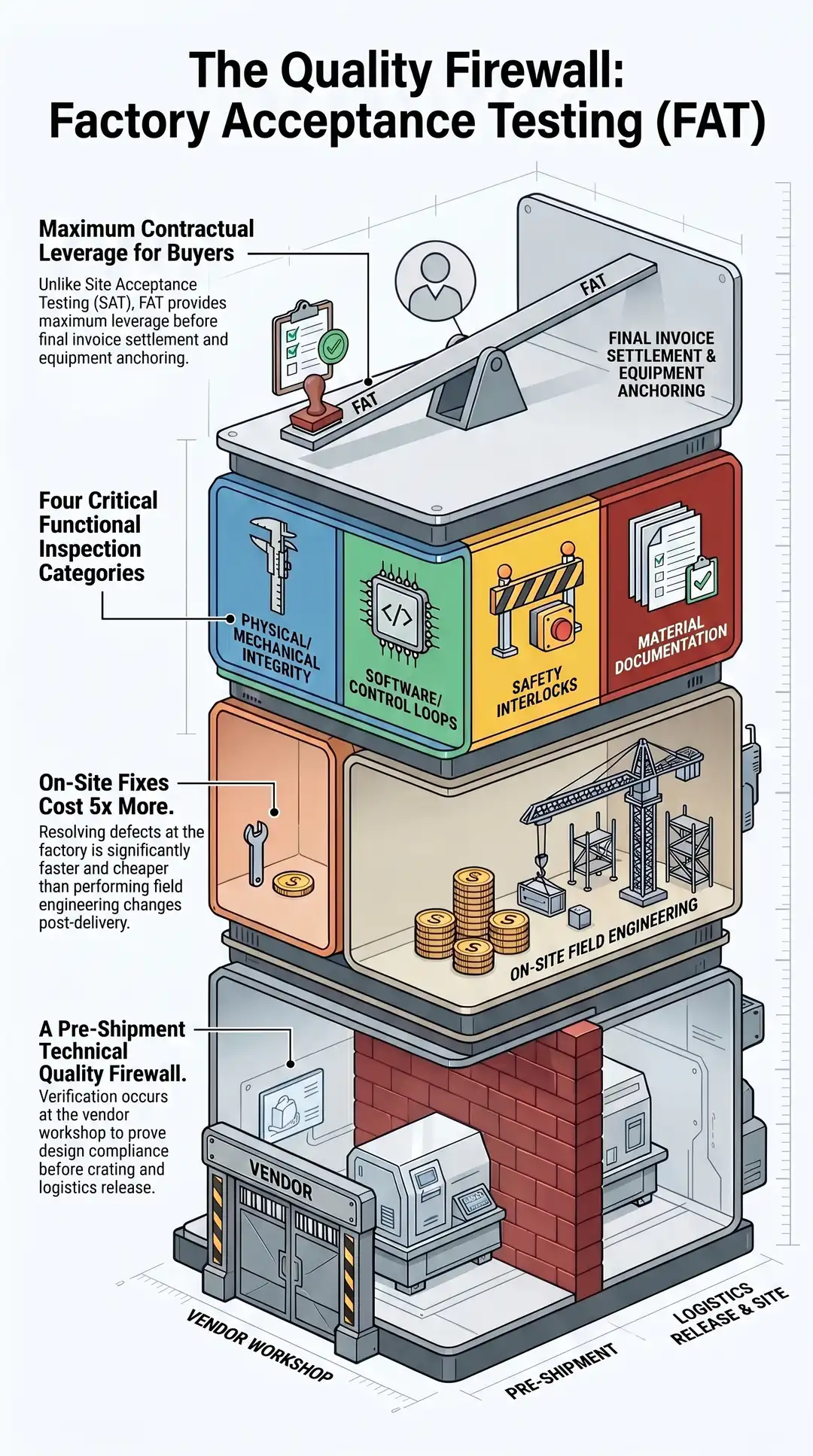 infographic Factory_Acceptance_Testing_Quality_Firewall_vis global quality control